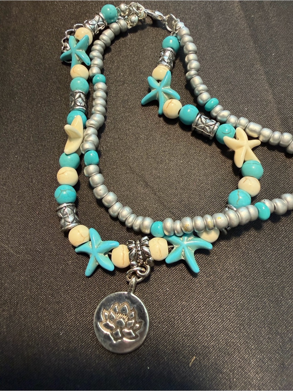 BUY NOW . Beaded Anklet/Bracelet with Extension. NEW. Choice of 1. BUY NOW - Picture 4 of 5